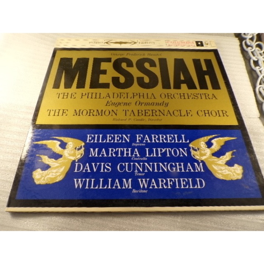 Handel Messiah Philadelphia Orchestra Eugene Ormandy Columbia Masterworks Vinyl